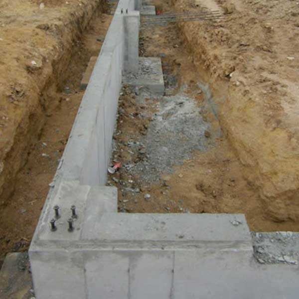 Steel Foundation and Anchors