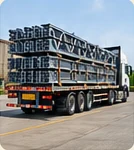 Dispatch Grouping Steelwork loaded on a lorry for site delivery